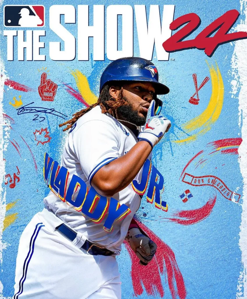 Vladdy Jr. fue seleccionado como la portada del videojuego de MLB The Show 2024