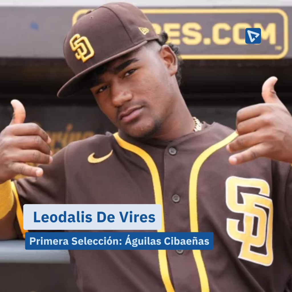 Leodalis de Vires se une a las Águilas en la temporada invernal de baseball que comienza