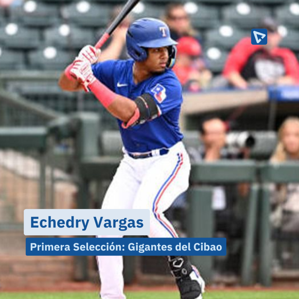 Echedry Vargas se une a los Gigantes en la temporada invernal de baseball que comienza